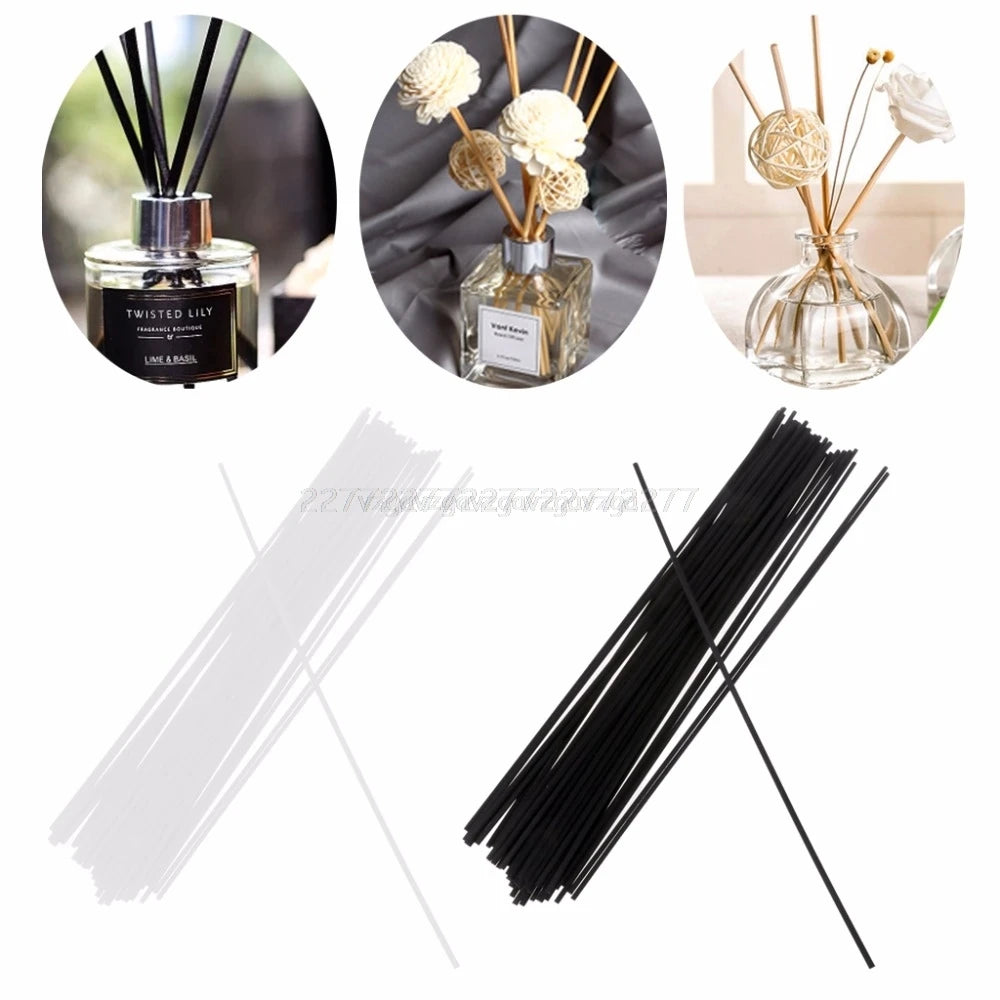 50/100Pcs 30cmx3mm Fiber Sticks Diffuser Volatile Rod for Home Fragrance Diffuser 4size for choose Mr26 19 Dropship