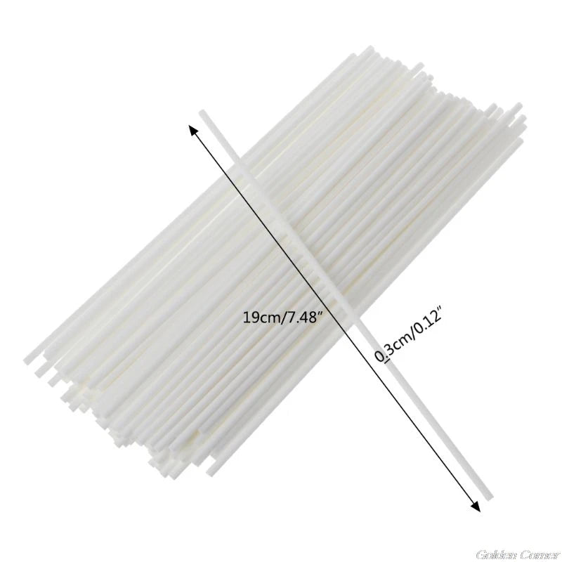 50/100Pcs 30cmx3mm Fiber Sticks Diffuser Volatile Rod for Home Fragrance Diffuser 4size for choose Mr26 19 Dropship